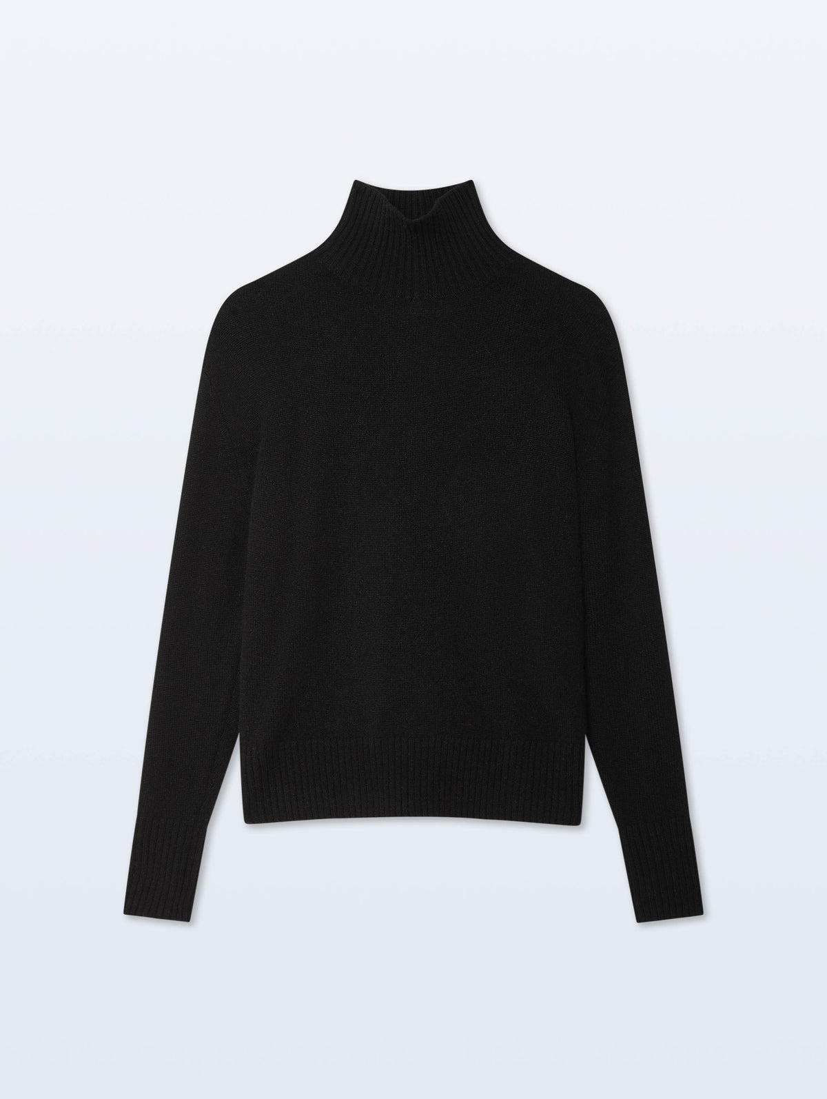 Cashmere Oversized Standneck | Black