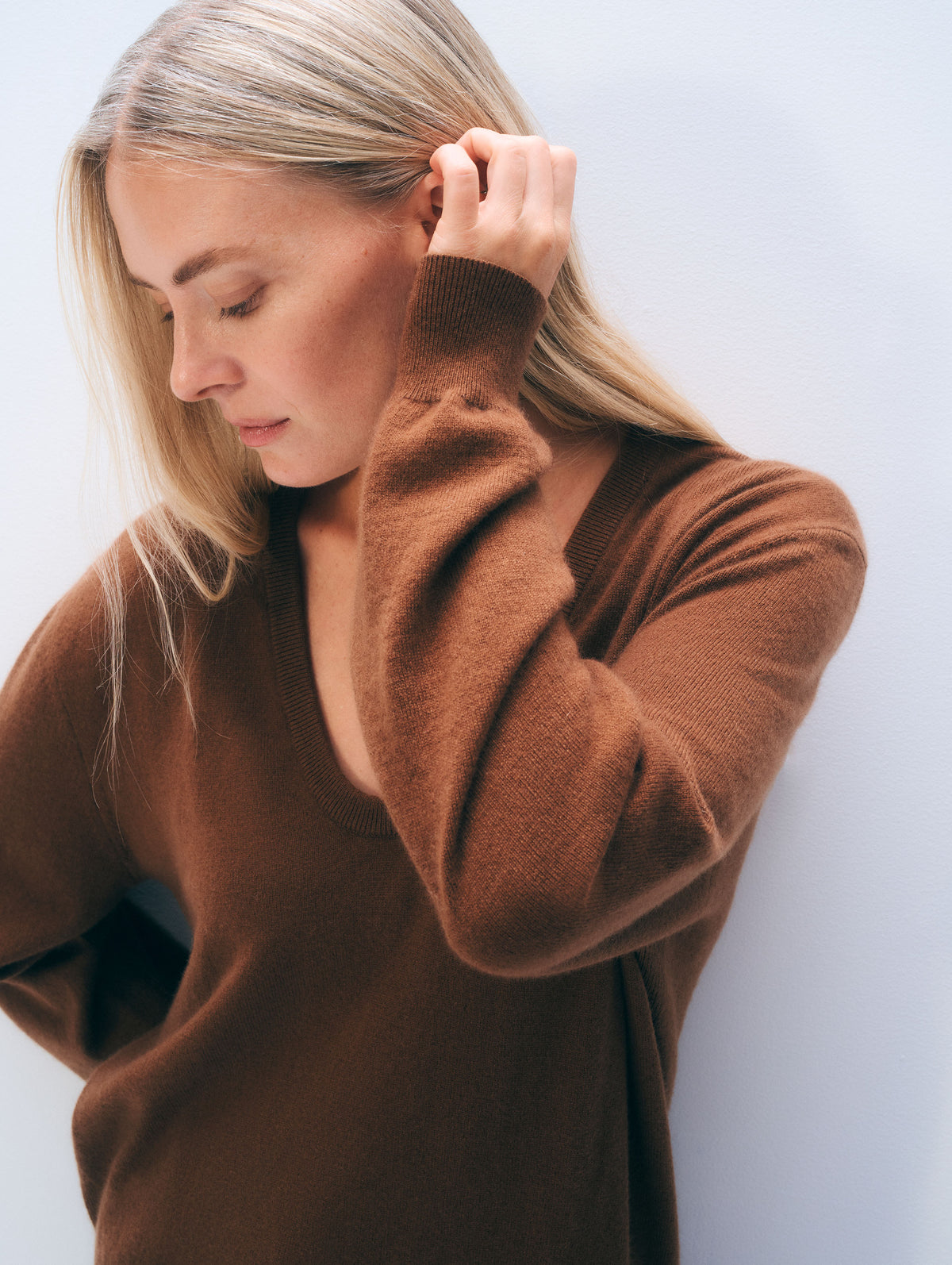 Cashmere Scoopneck Sweater | Cedarwood