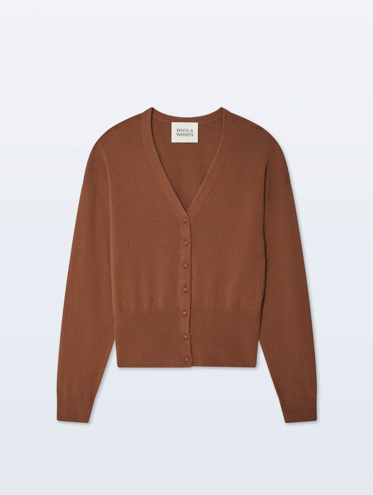 Cashmere Deep V Cardigan | Cedarwood