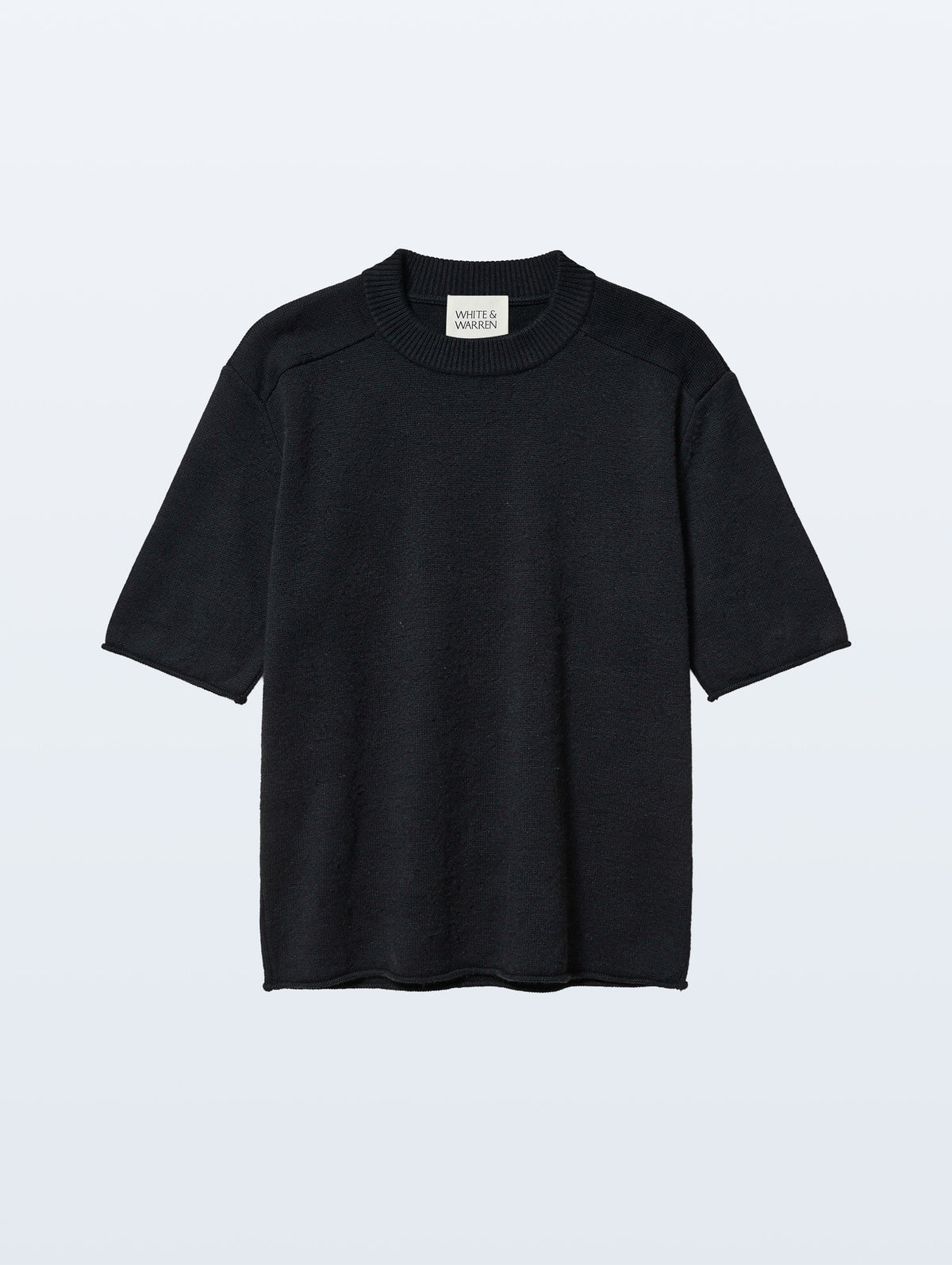 Cashmere Oversized Tee | Black