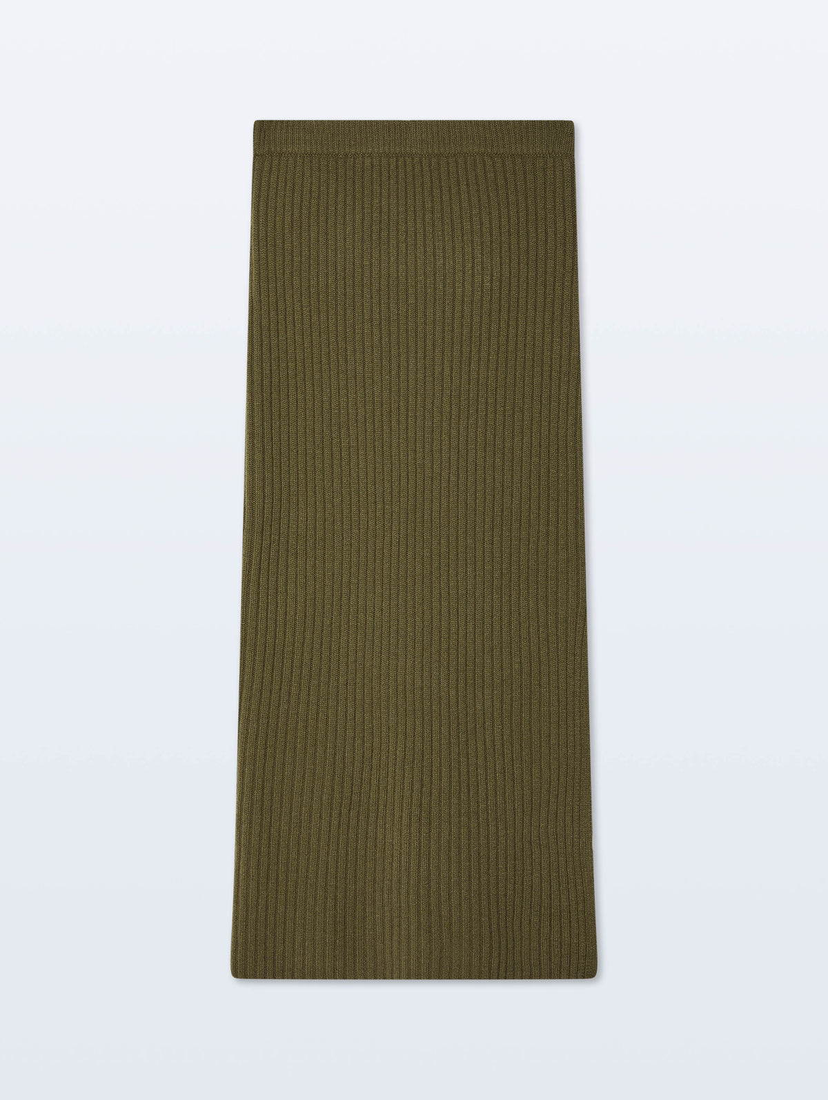 Cashmere Midi Skirt | Deep Olive
