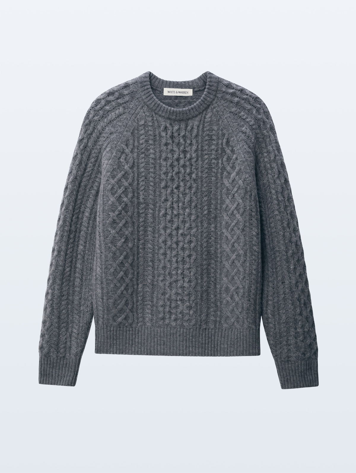 Men's Cashmere Cable Crewneck