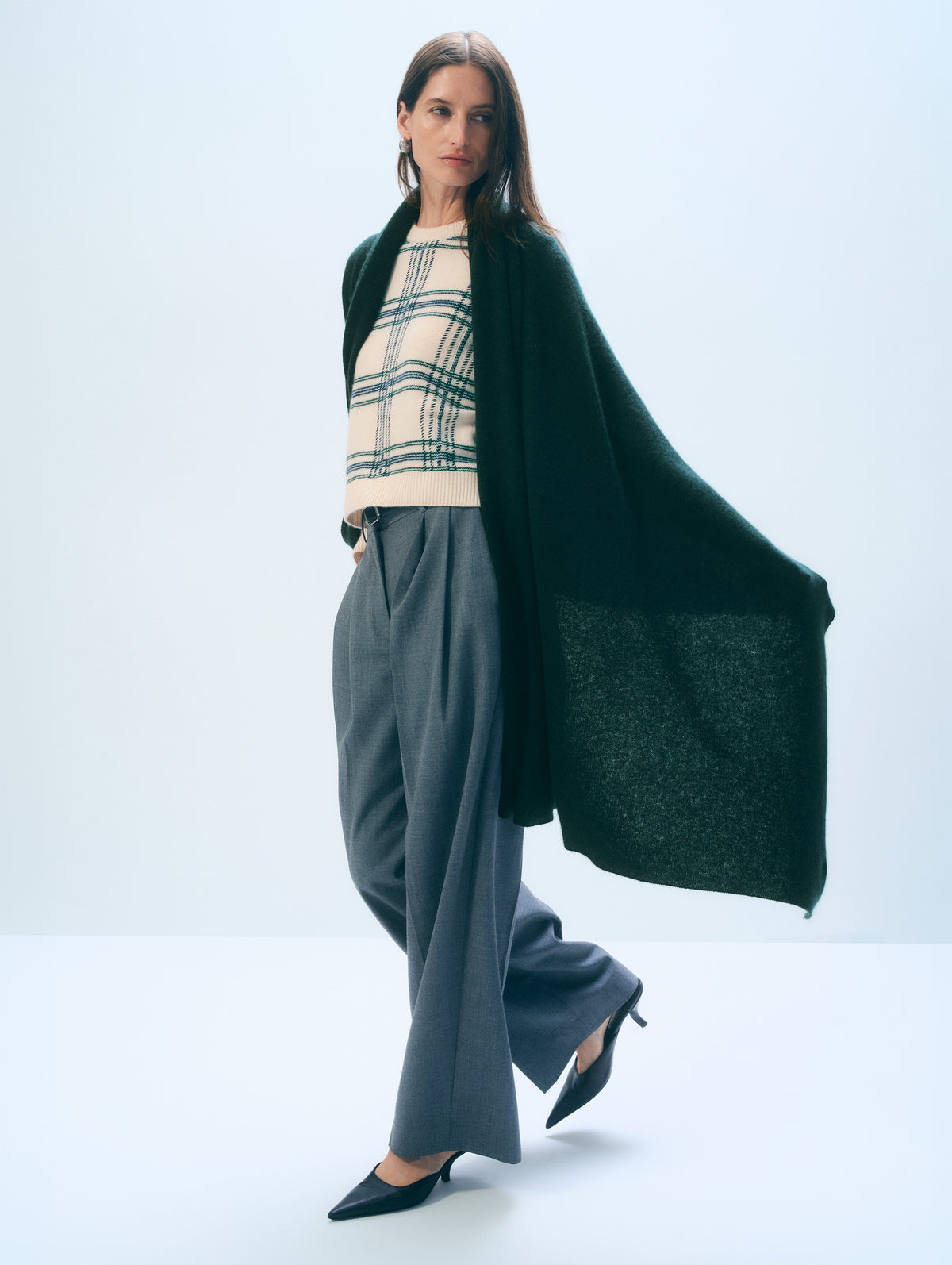 Cashmere Travel Wrap | Dark Emerald