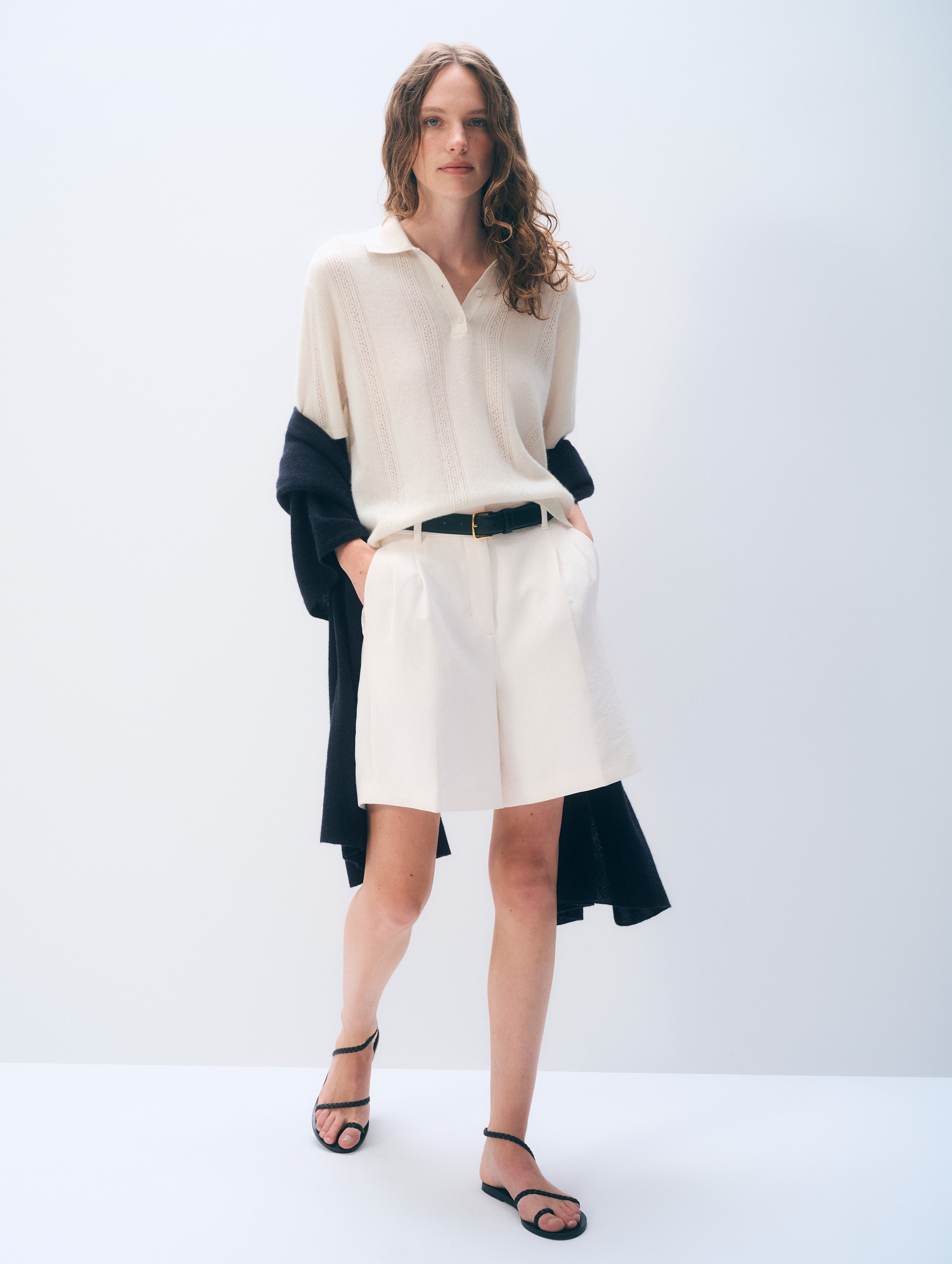 Cashmere Travel Wrap | Deep Navy
