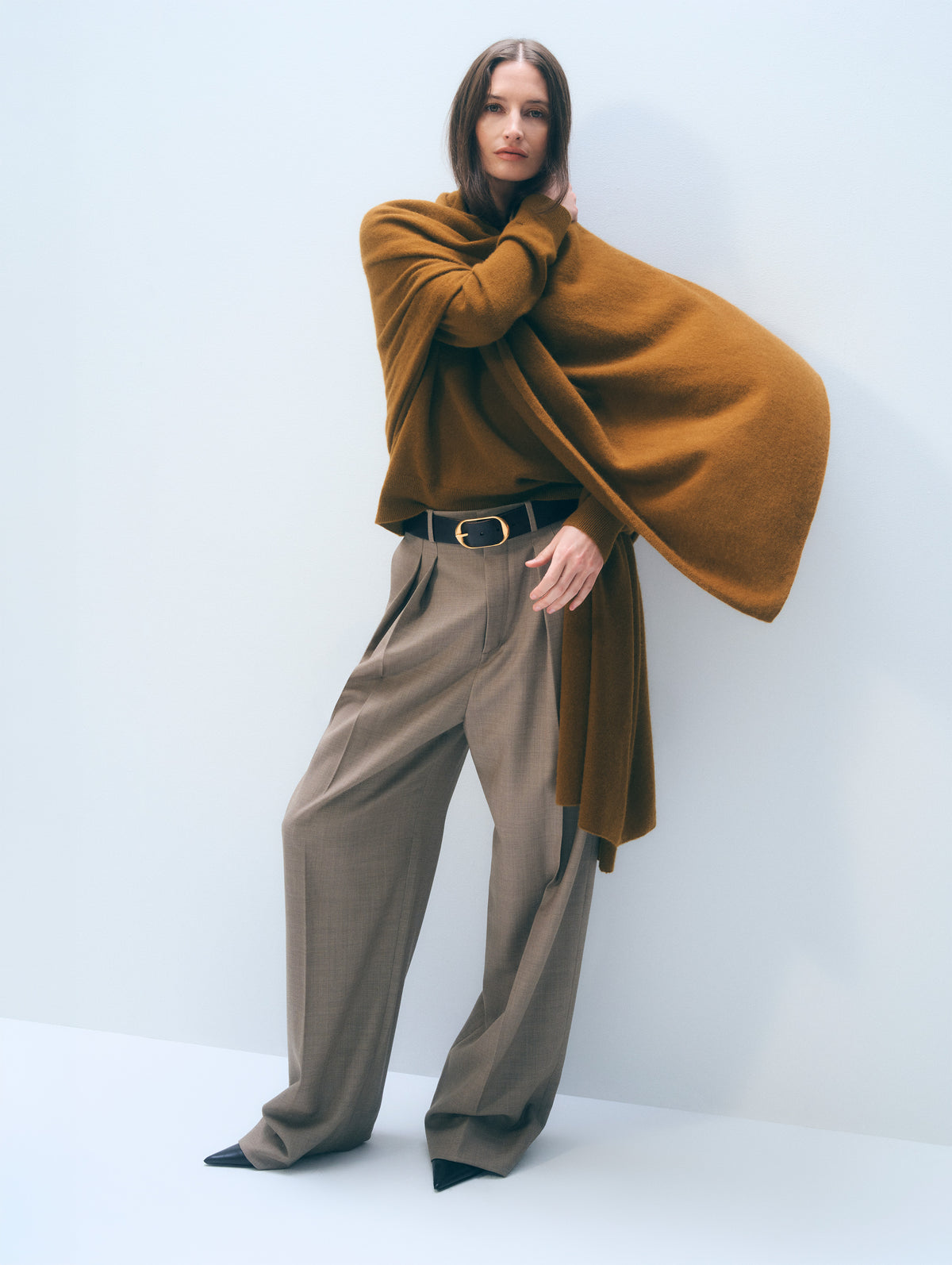 Cashmere Travel Wrap | Antique Gold