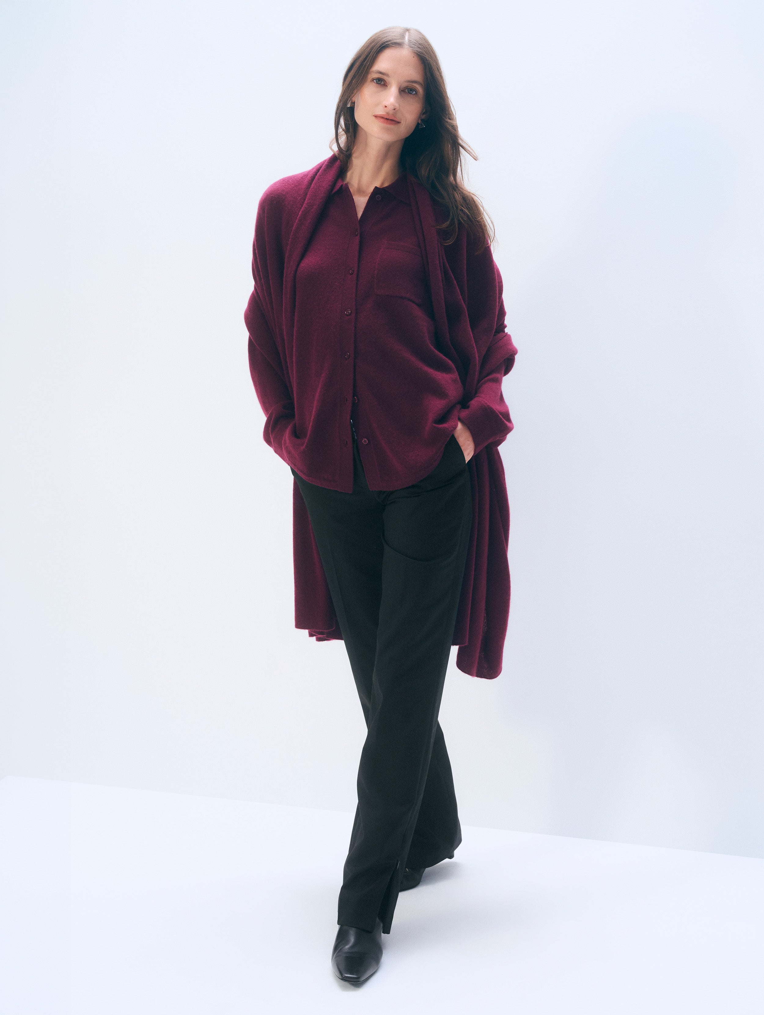 Cashmere Travel Wrap | Sangria