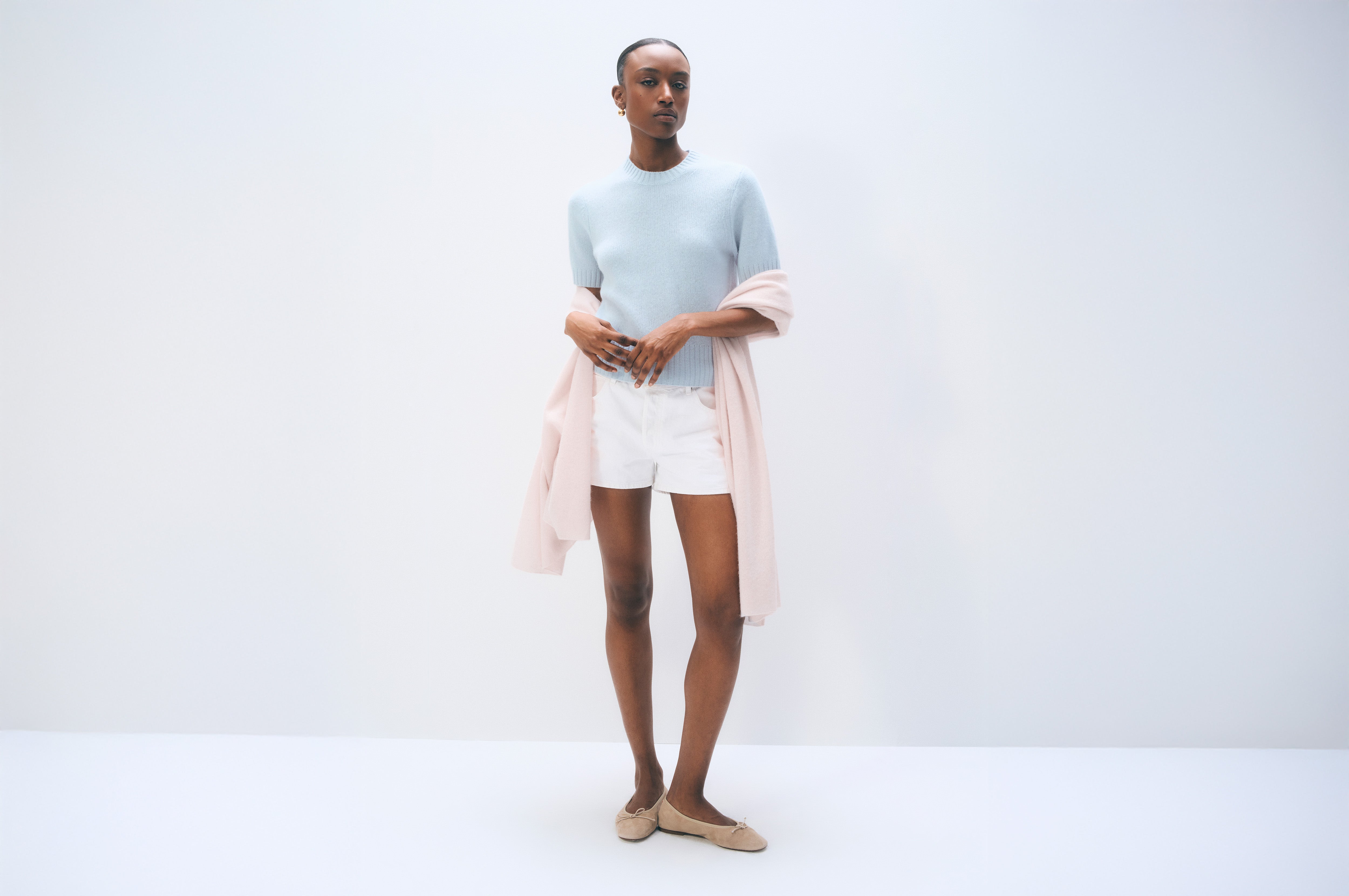 Cashmere Travel Wrap | Pink Sand