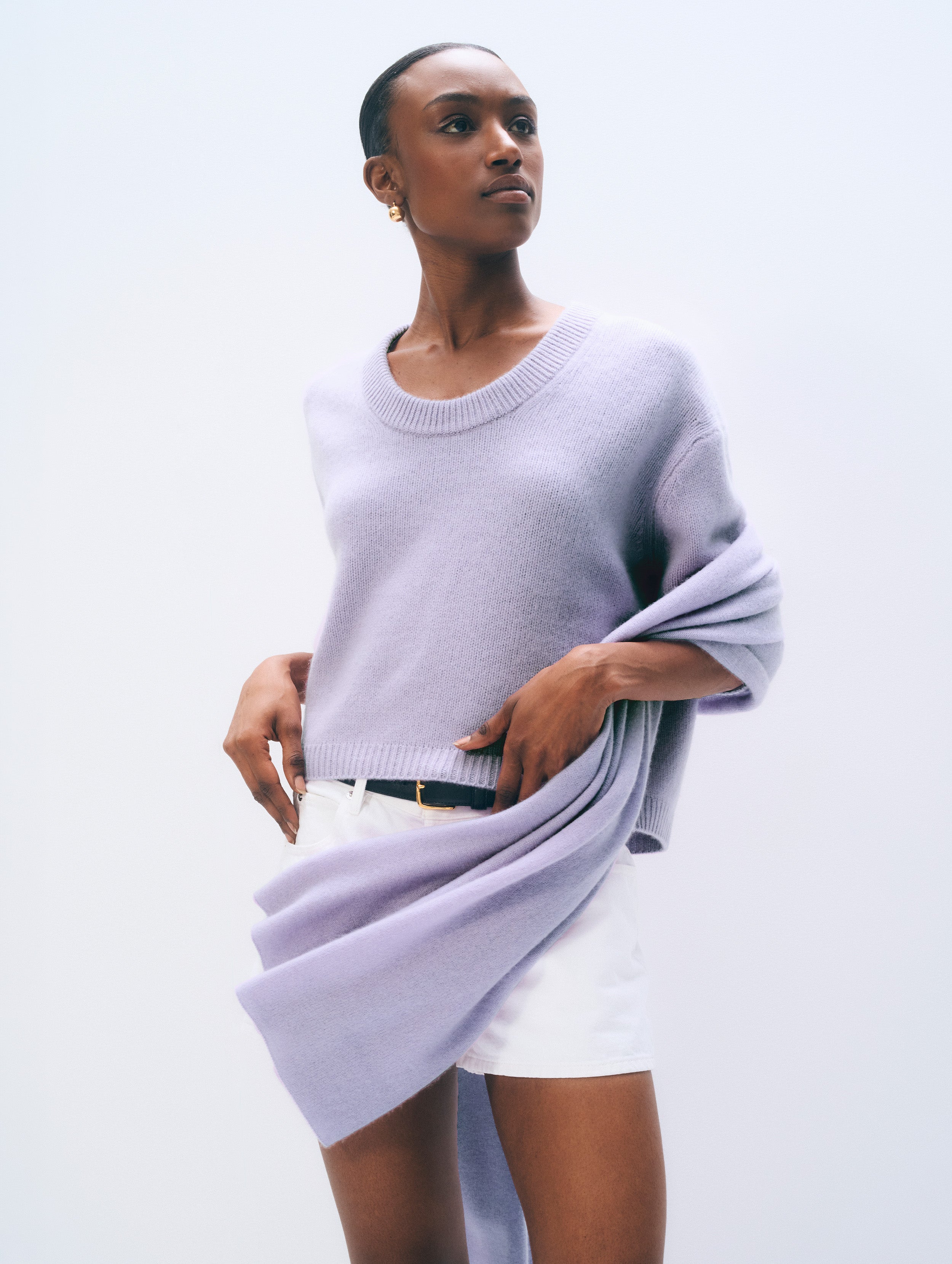 Cashmere Travel Wrap | Lavender Fog