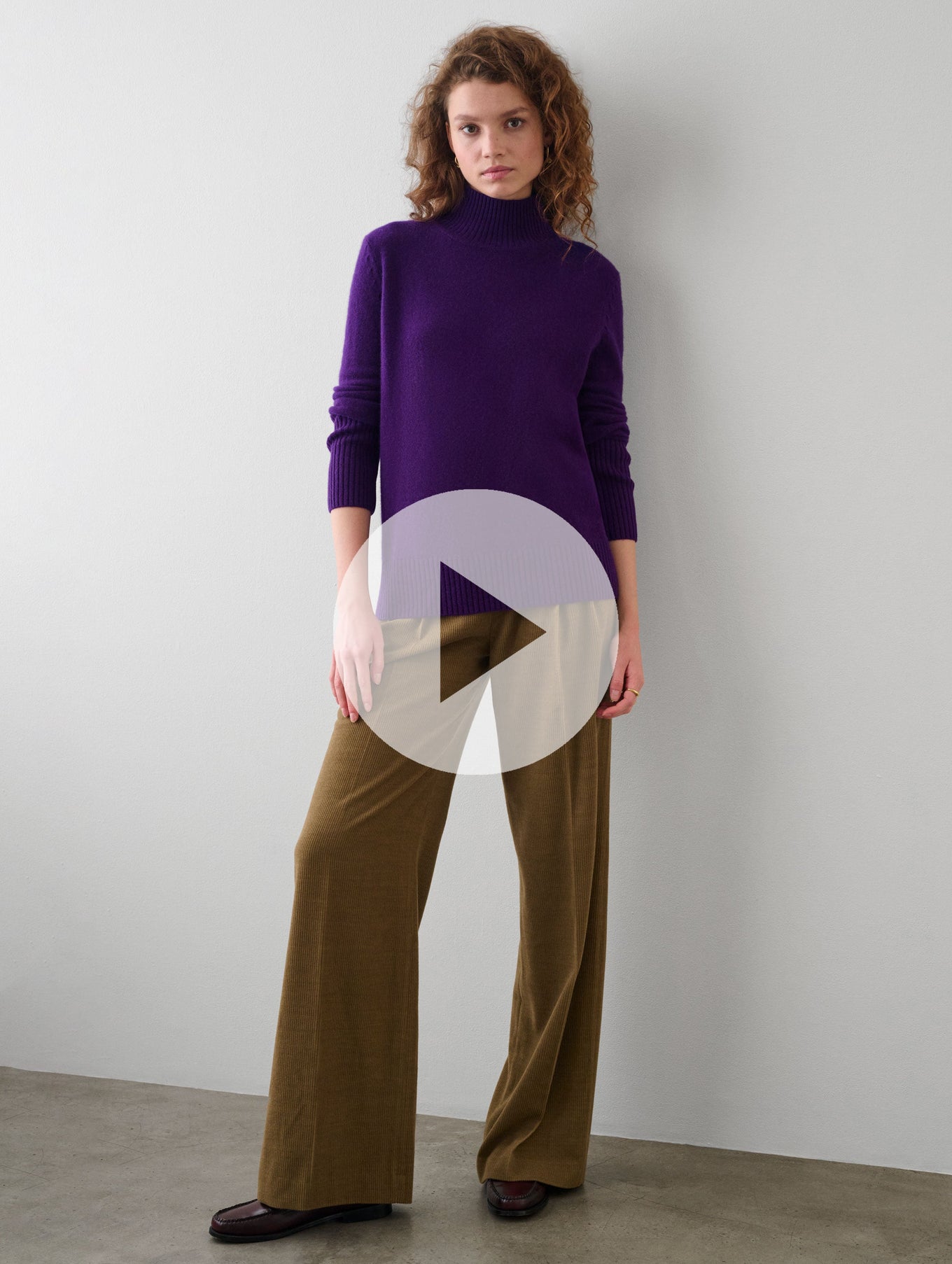 Cashmere Easy Standneck