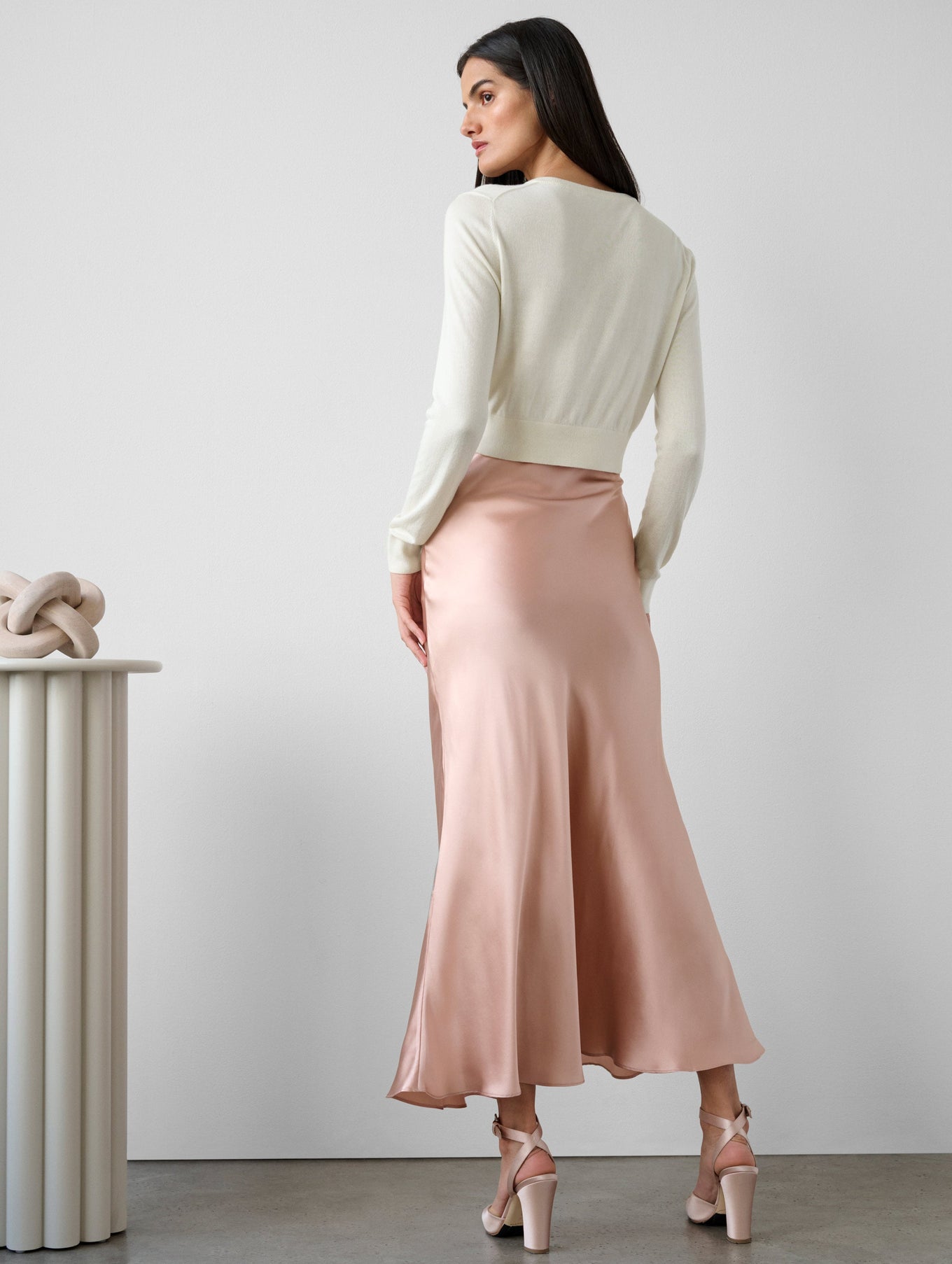 Silk Cashmere Button Cardigan