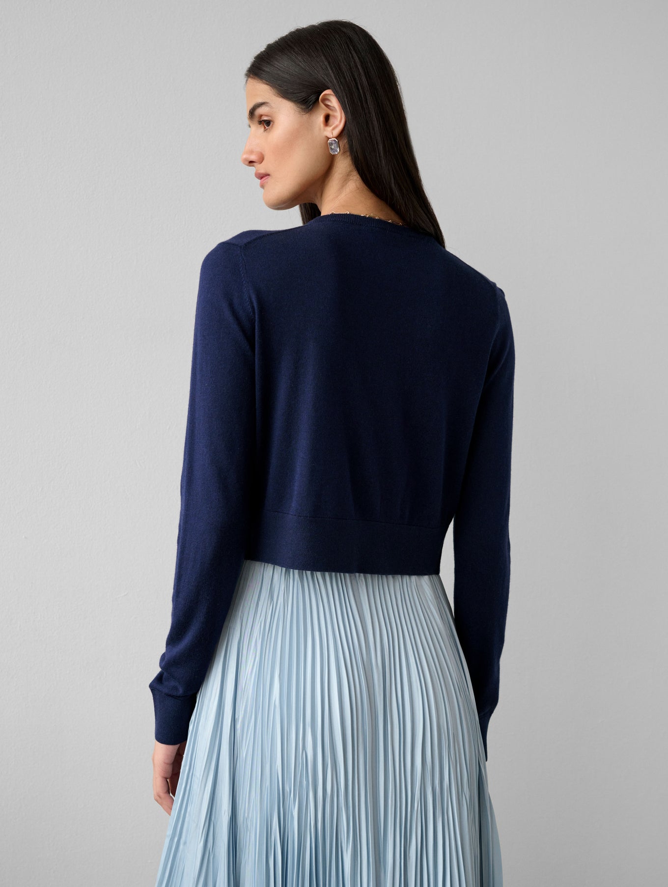 Silk Cashmere Button Cardigan