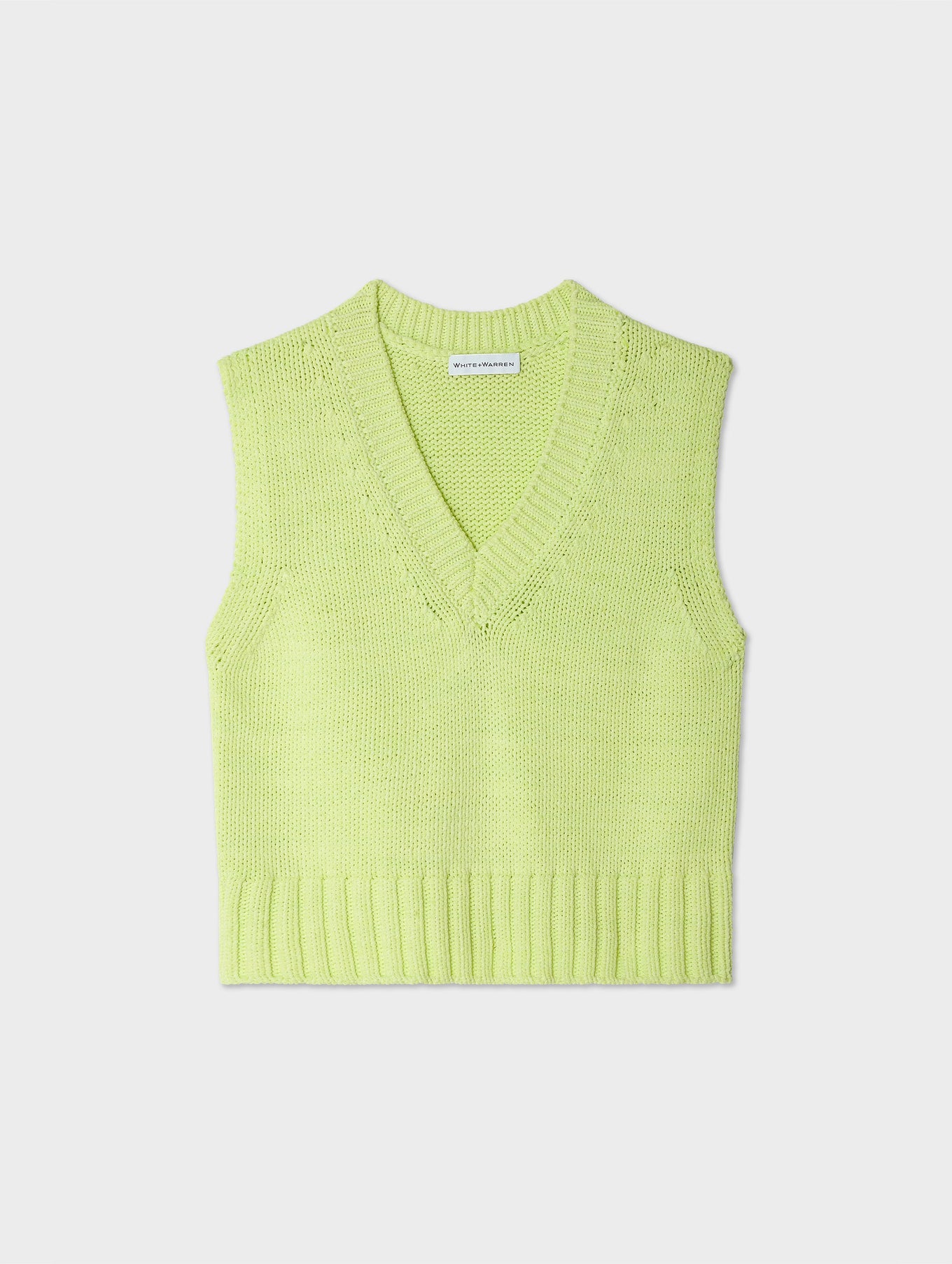 Cotton Rope V Neck Vest